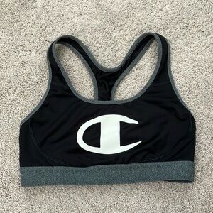 New Black Champion  Sports Bra M